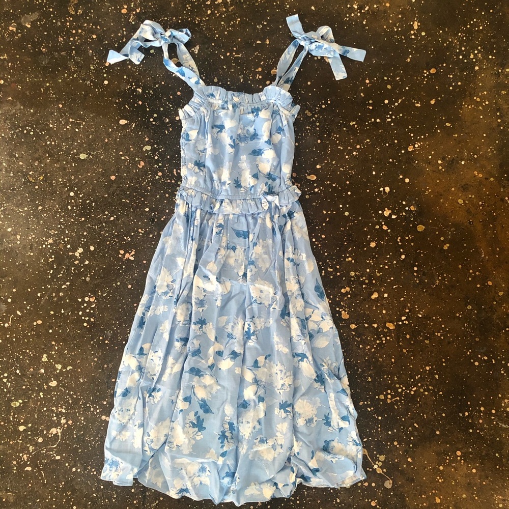 MISA Los Angeles Primrose Dress Blue - Picture 7 of 11